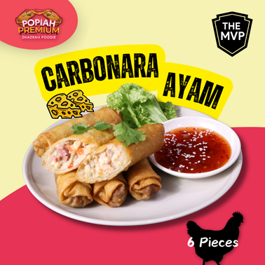 Popiah Carbonara Ayam bersama Keju Mozarella  - CAC